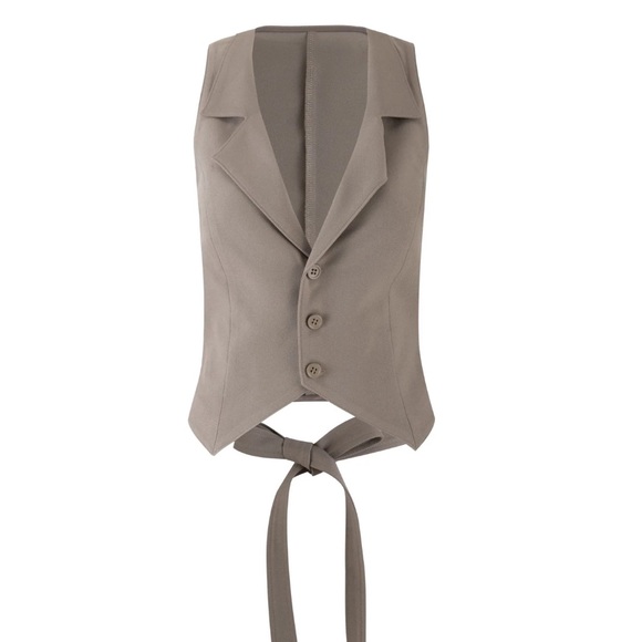 TIGER MIST Vest Open Back - Khaki Green - Picture 8 of 15